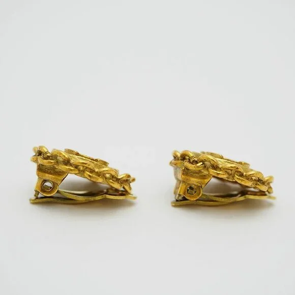 CHANEL Authentic Gold Earrings